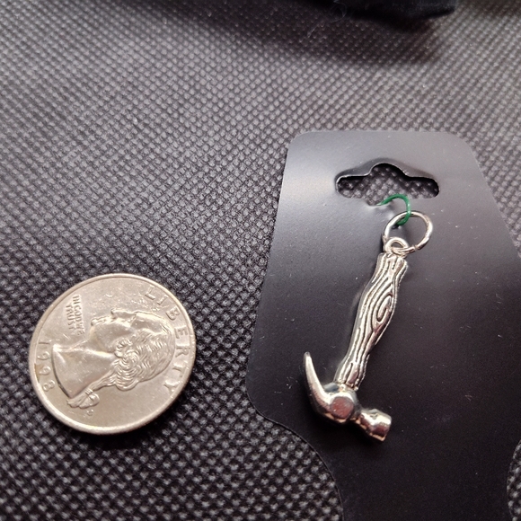Hammer Craftsman Carpenter Handyman maintenance tool Charm Pendant - Picture 3 of 3